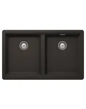 Nordic Tech Quartz 80 køkkenvask i sort komposit