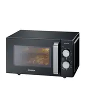 SEVERIN MW 7762 - microwave oven with grill - freestanding - black/stainless steel